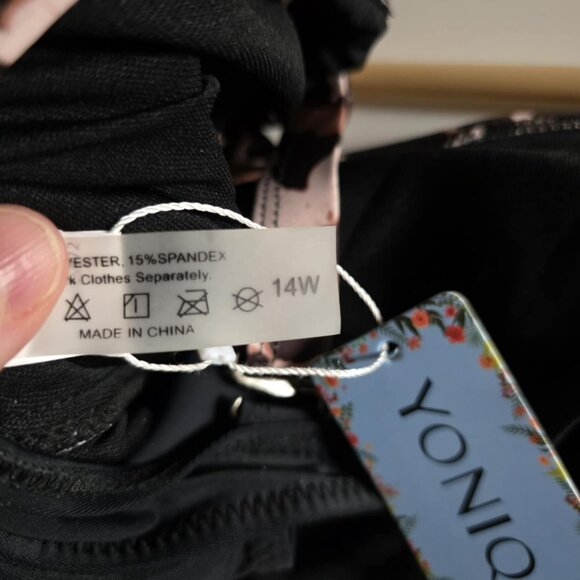 NWT Yonique One Piece Animal Print Bathing Suit - Picture 2 of 6